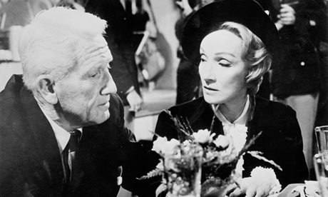 Spencer Tracy and Marlene Dietrich in Judgment at Nuremberg (1961)